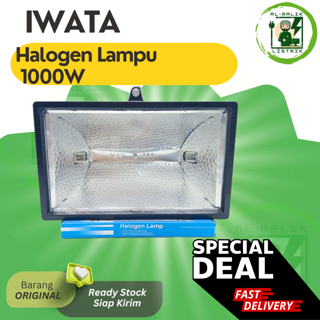 CUP Halogen KAP Lampu Halogen 1000w Kap Lampu Sorot Halogen 1000w + Lampu