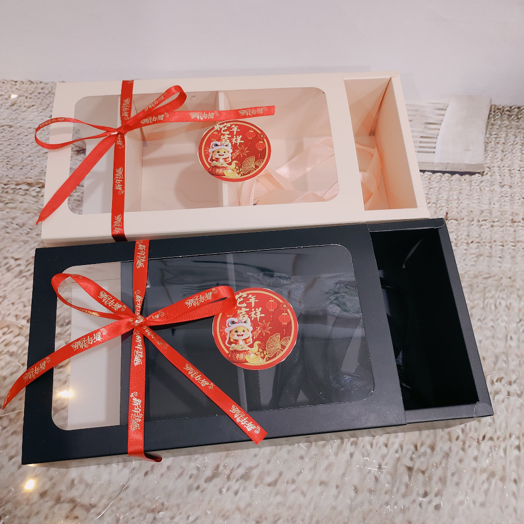 

Giftbox Imlek Snake RECTANGLE - Kotak Hampers Imlek Ular CNY GB006