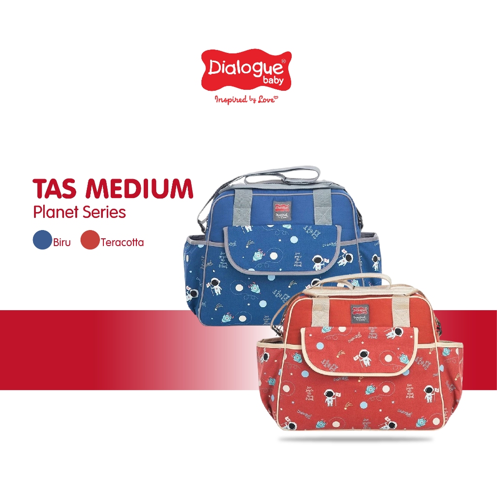 Dialogue Baby Tas Perlengkapan Bayi Medium Diapers Bag Planet Series DGT7252