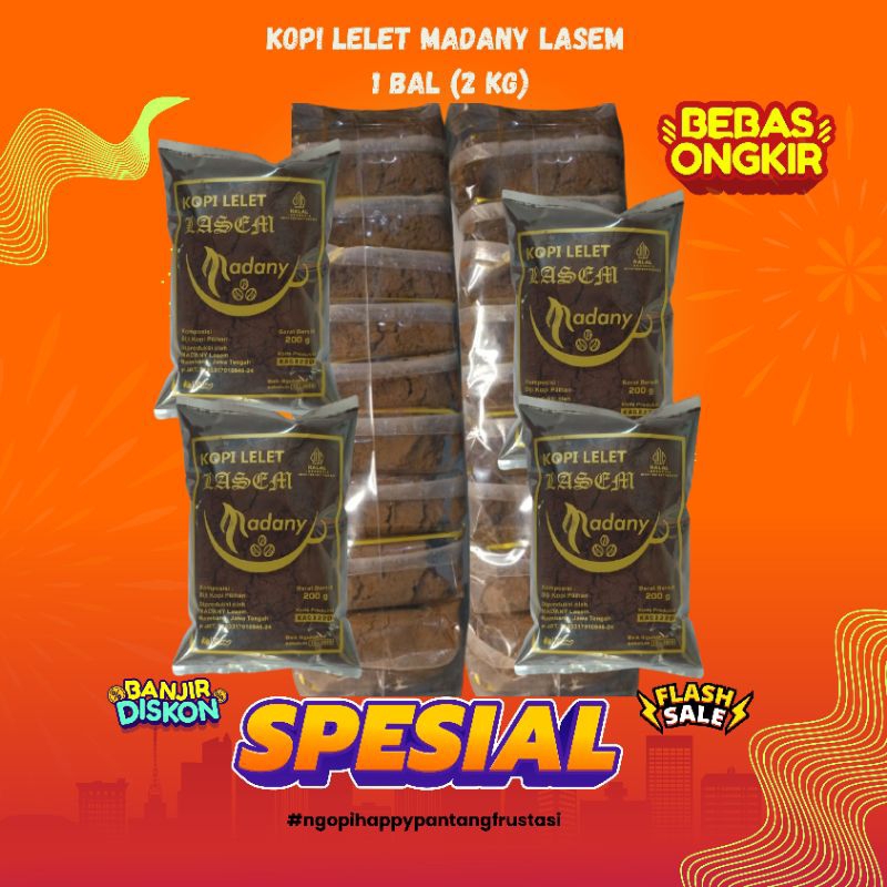 

PROMO PAKET HEMAT 1 BAL (2 kg) KOPI MADANY 200 GRAM