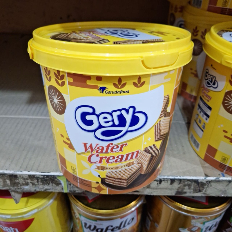 

GERY wafer cream chocolate 250gr ember