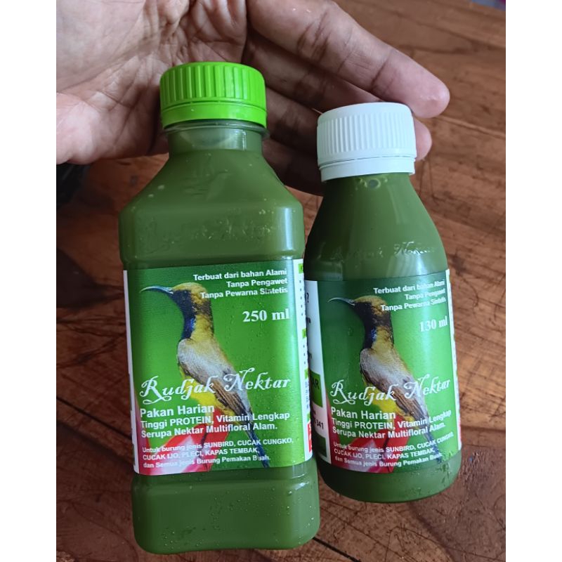 RUJAK NECTAR RUJAK NEKTAR hijau pakan burung 130 ml 250 ml