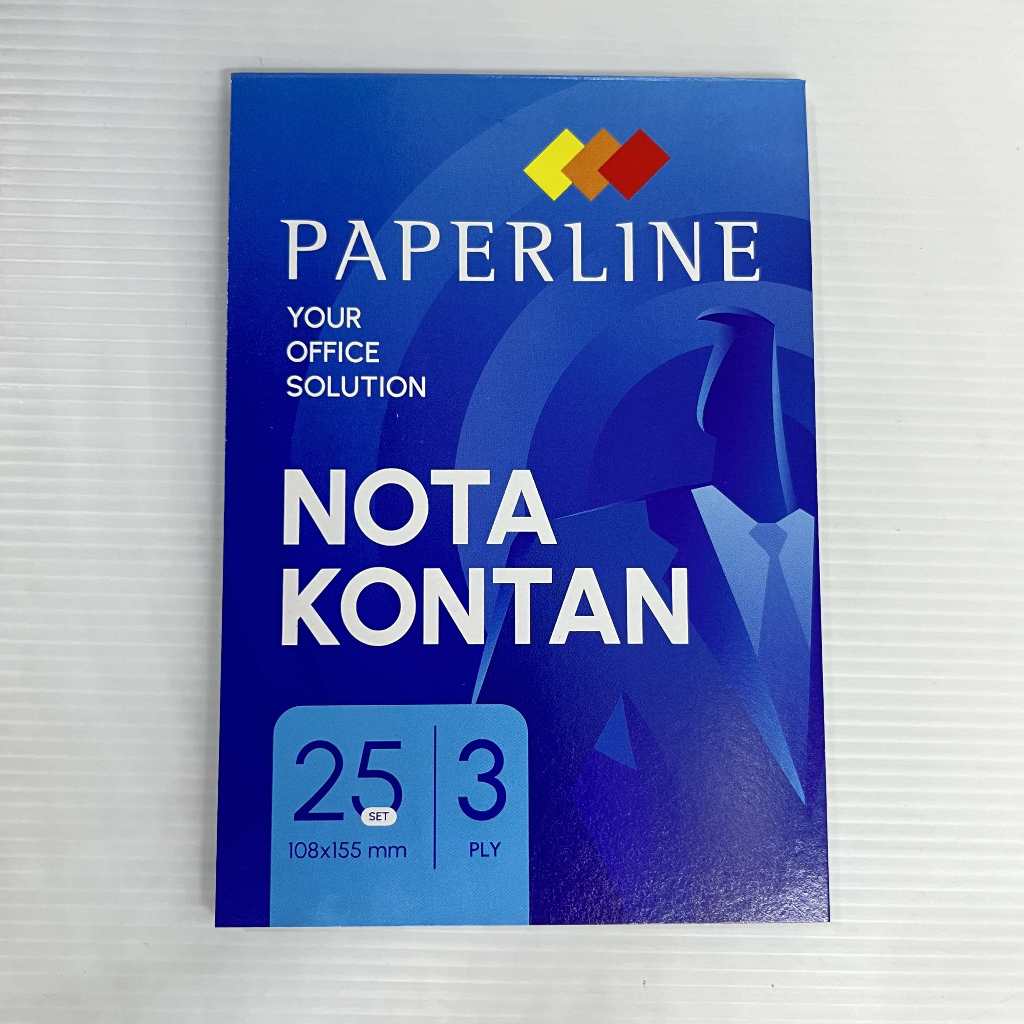 

PAPERLINE Buku Nota Kontan Kecil Rangkap 3 (3ply) 25 lembar