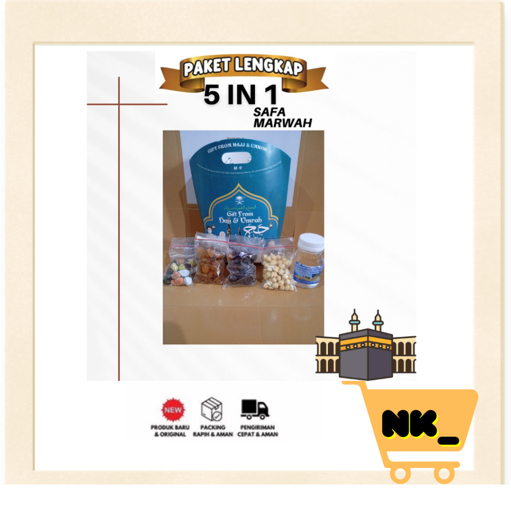 

Nk - Paket Safa Marwah Oleh-Oleh Haji dan Umroh Lengkap , hampers dus Tali Jinjing Murah , Berbagai banyak Varian