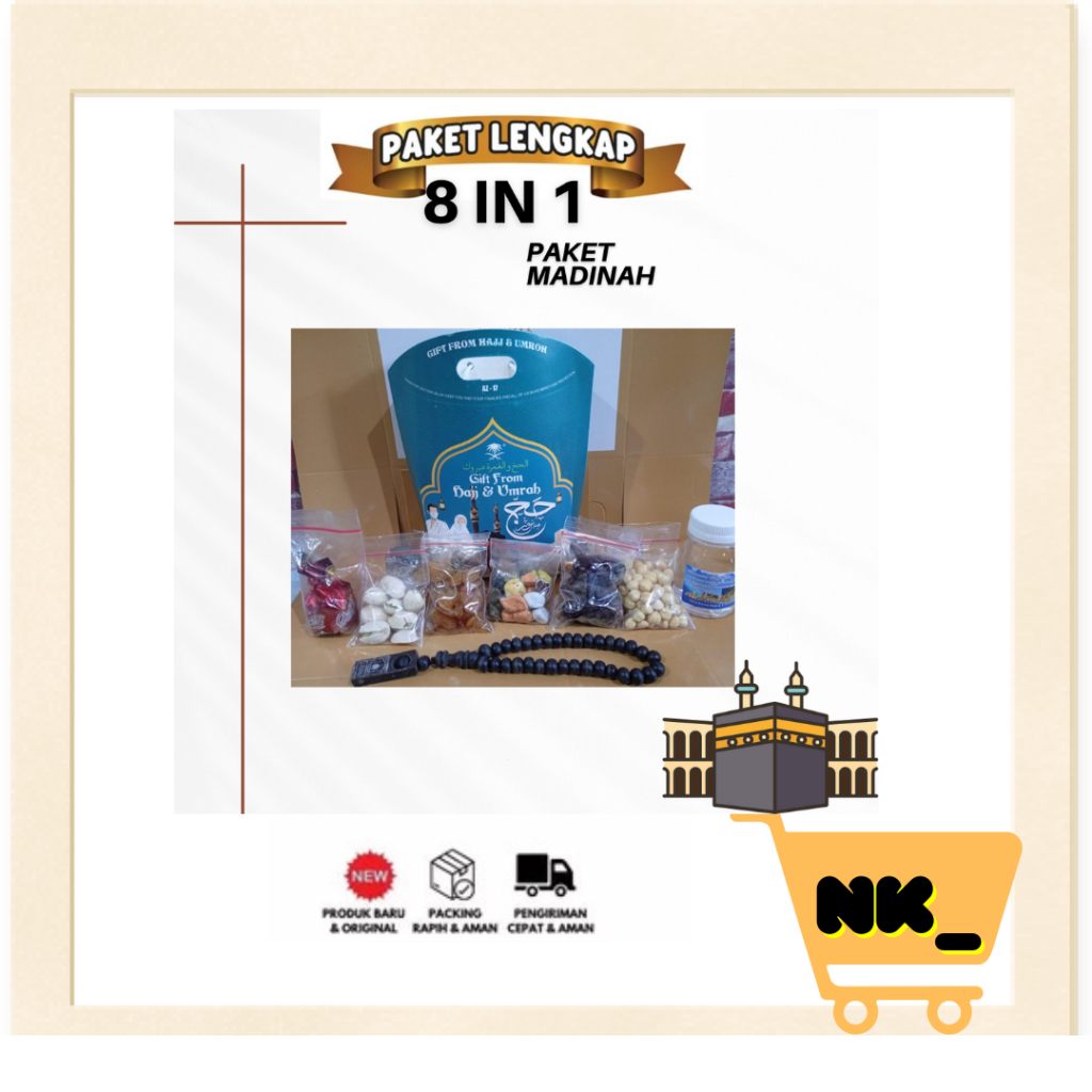 

Nk - Paket Madinah Oleh-Oleh Haji dan Umroh Lengkap , hampers dus Tali Jinjing Murah , Berbagai banyak Varian