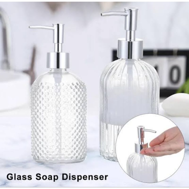 B ( B179 ) BOTOL SOUVENIR KACA SABUN CAIR TUTUP PUMP