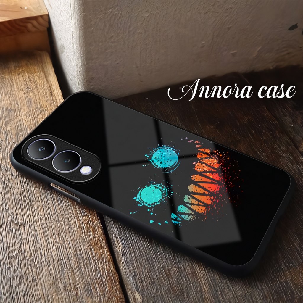 Softcase Glass Vivo Y17s - Case Glossy Keren - Softcase Import Casing Hp Vivo - Bisa Untuk Vivo Y17s