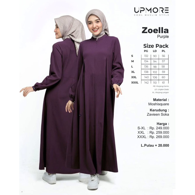 Gamis MUTIF UPMORE Zoella