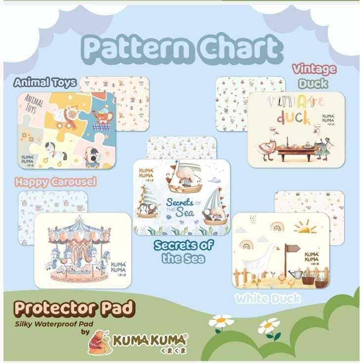 [TERBARU] KUMA KUMA PROTECTOR PAD/ PERLAK KUMA KUMA / PERLAK KAIN / PERLAK BAYI / PERLAK CUCI