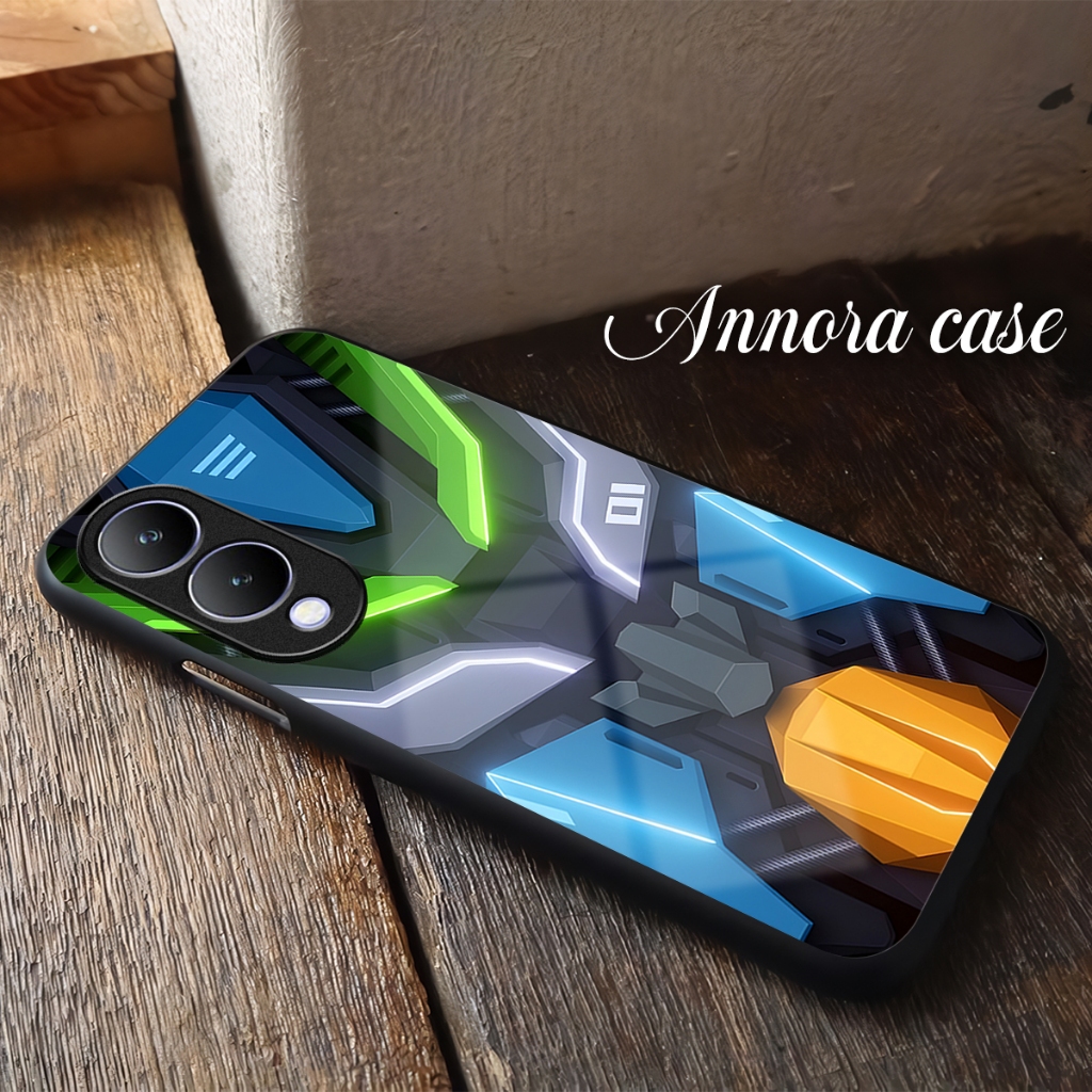Softcase Glass Vivo Y17s - Case Glossy Keren - Softcase Import Casing Hp Vivo - Bisa Untuk Vivo Y17s