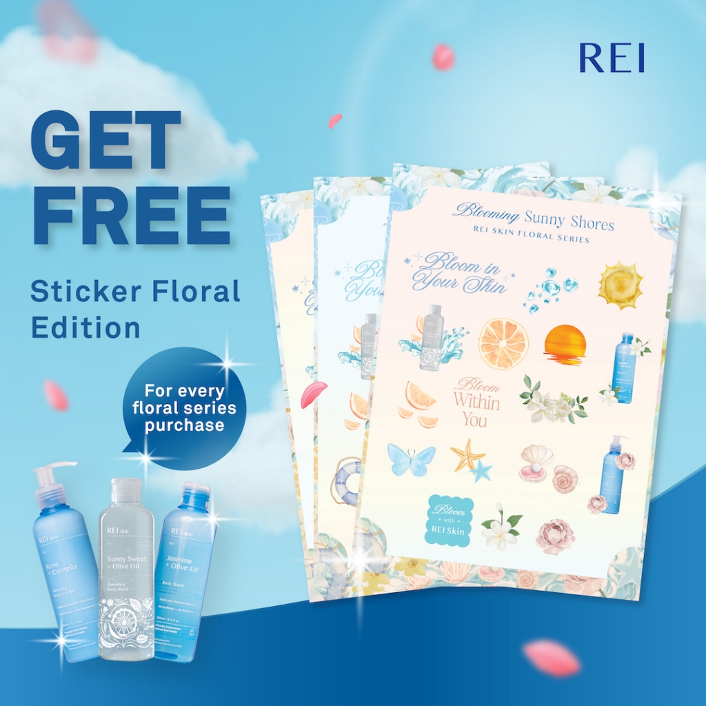 

FREE GIFT REI Skin Sticker Floral Edition