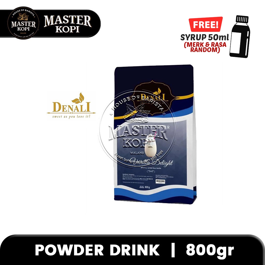 

Vanilla Delight DENALI Frappe Powder Minuman Bubuk 800gr