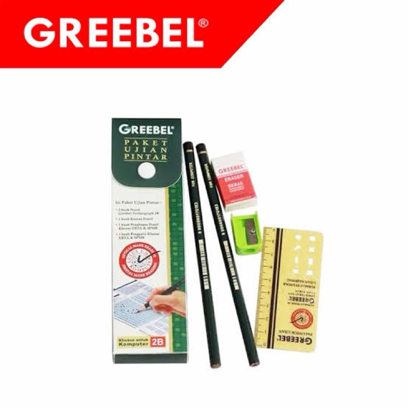 

Faber-Castell Pensil Tulis Ujian - 2B Greebel