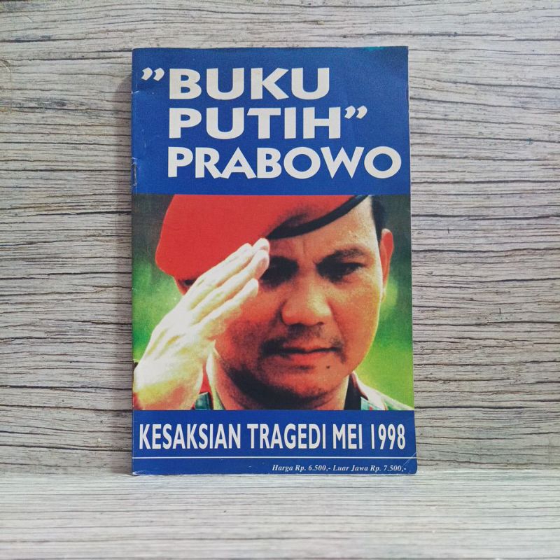Buku Putih Prabowo Kesaksian Tragedi Mei 1998