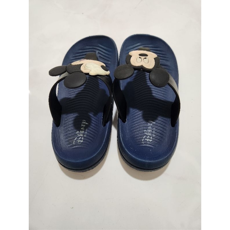 PRELOVED SENDAL JEPIT KARET ANAK DISNEY MICKEY