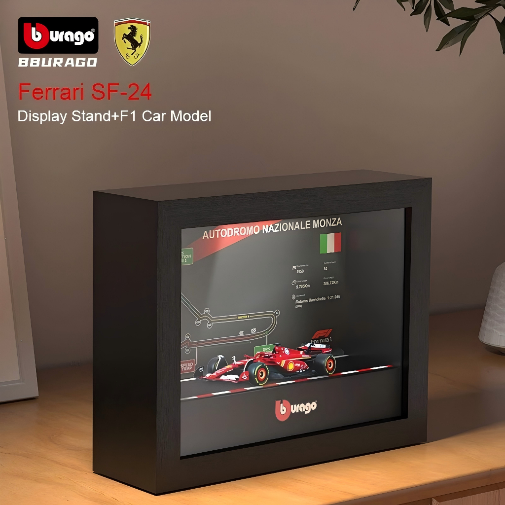 Bburago 1:43 2024 F1 Ferrari SF24 #16 Charles Leclerc #55 Sainz W15 #44 Lewis Hamilton Formula Model