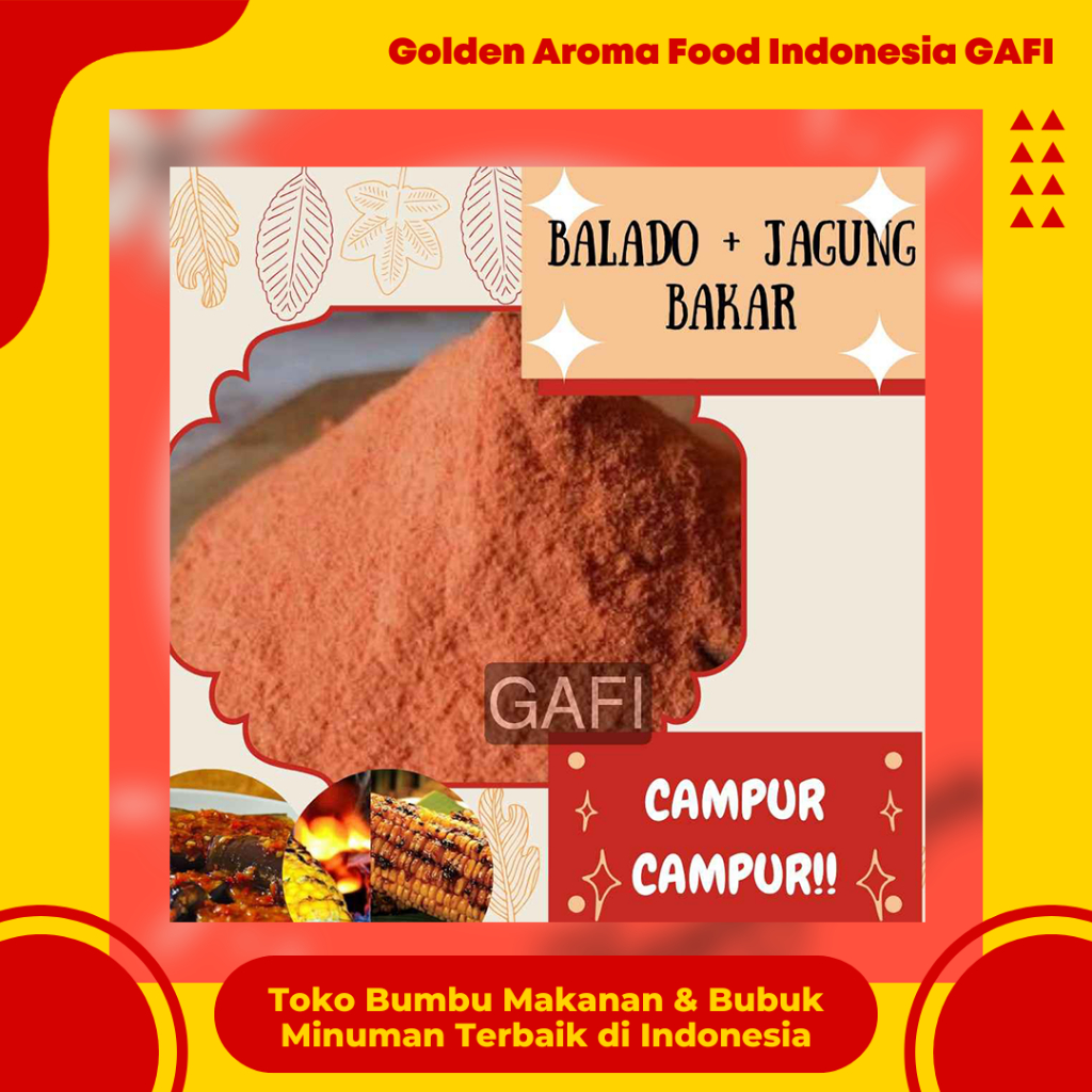 

Bumbu Kombinasi Balado Jagung Bakar 1 Kg Jual Bubuk Tabur Balado Jagung Bakar Halal Kiloan Premium