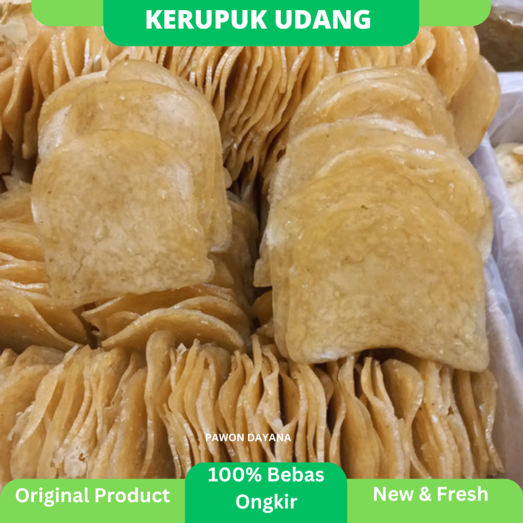 

Kerupuk Udang Besar Mentah / Kerupuk Udang Gondang Mentah