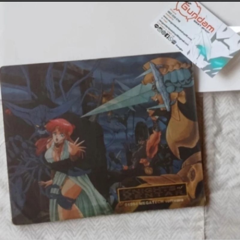 Retro Anime Game Mousepad Mouse Pad Knights of Xentar 1994 Megatech Software Used