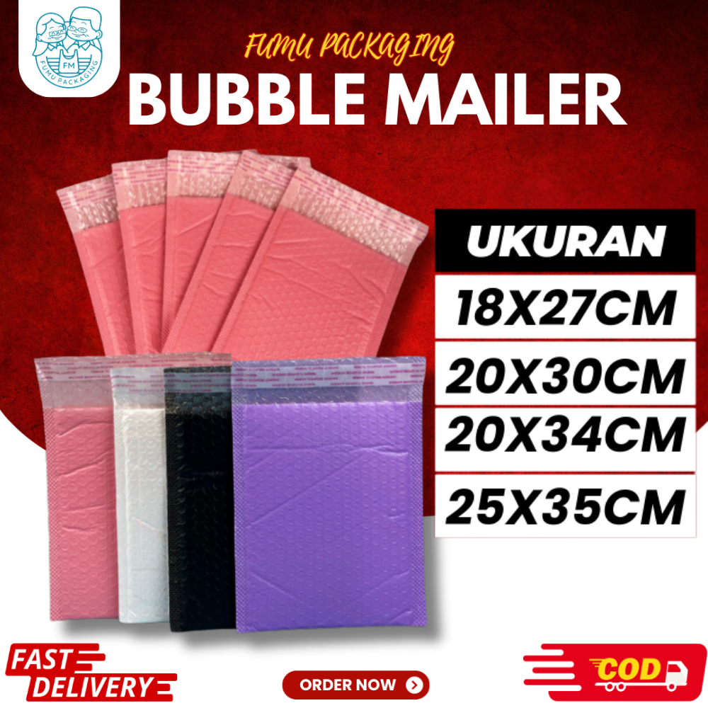 

Bubble Mailer Packing / Amplop Bubble / Bubble Mailer Putih Termurah