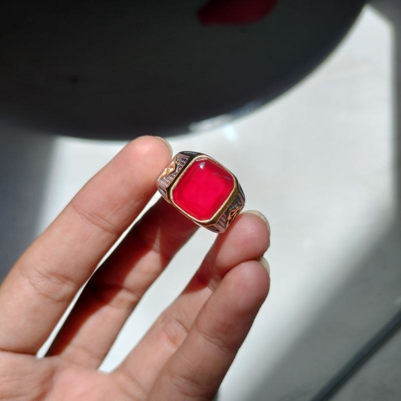 cincin.red.baron.asli.natural