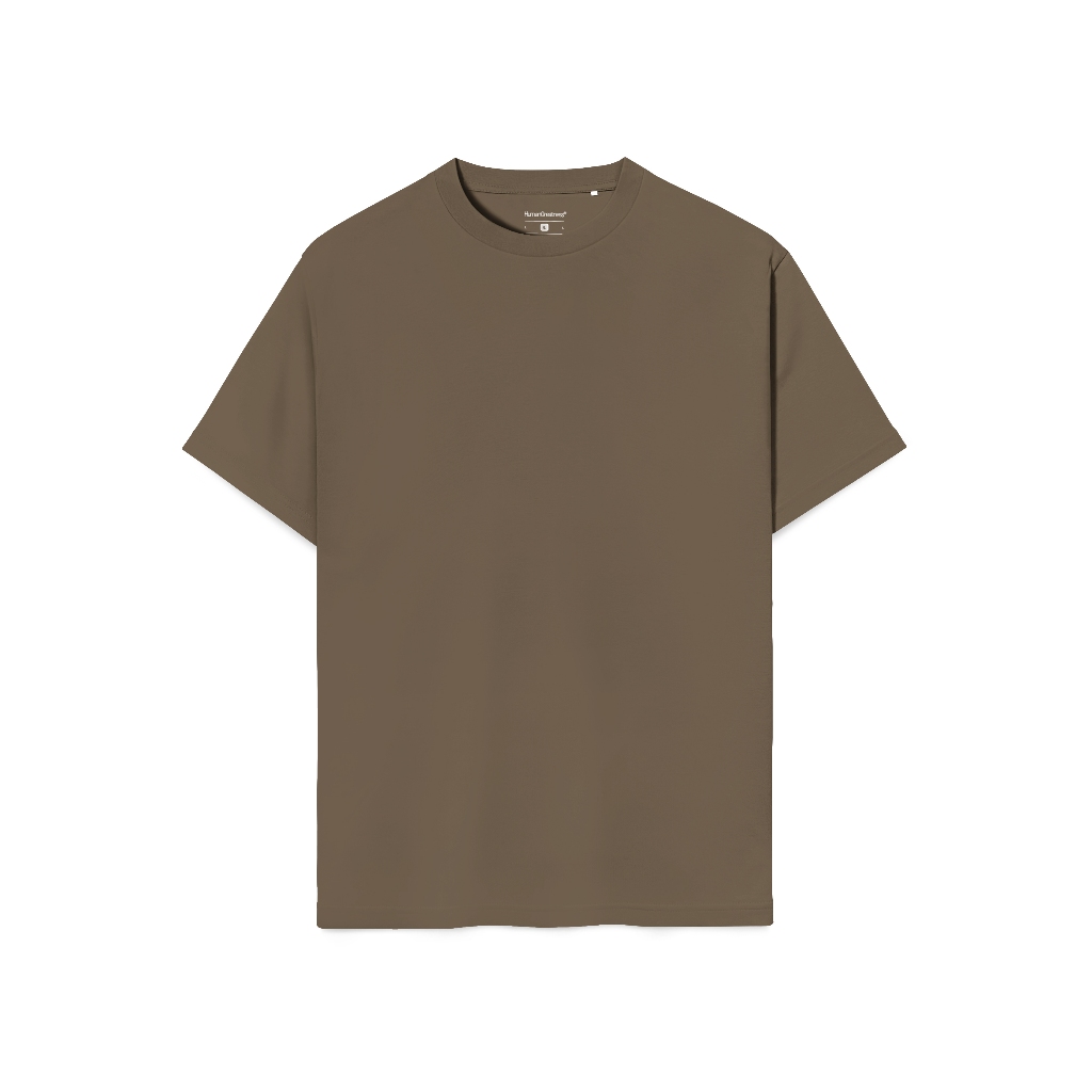 Human Greatness Badger T-Shirt Brown HGBasic