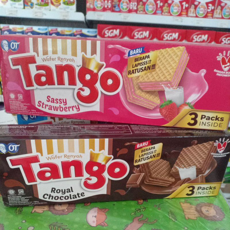 

Tango Wafer 133g Kemasan Box