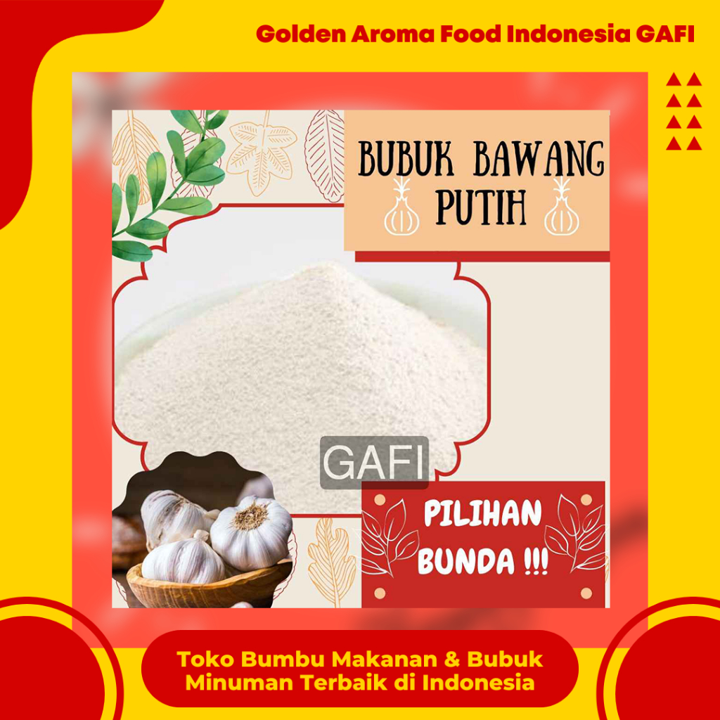 

GAFI Food Bubuk Bawang Putih 1 Kg Garlic Powder Serbuk Bawang Putih Bubuk Organik Asli 1Kg Halal