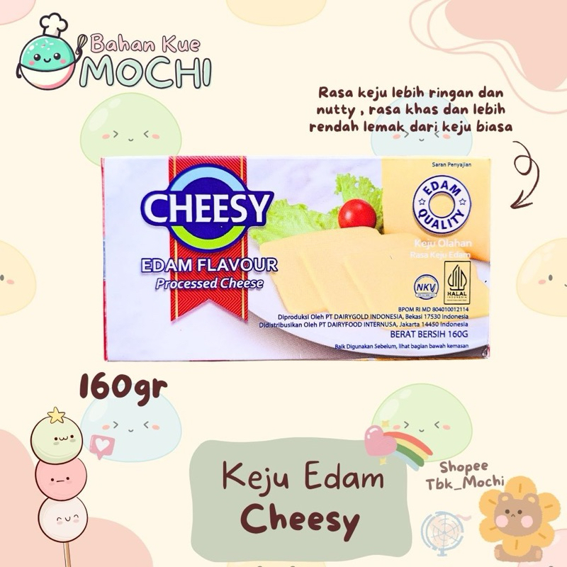 

Keju Edam Cheesy / Keju Cheesy Edam 160gr