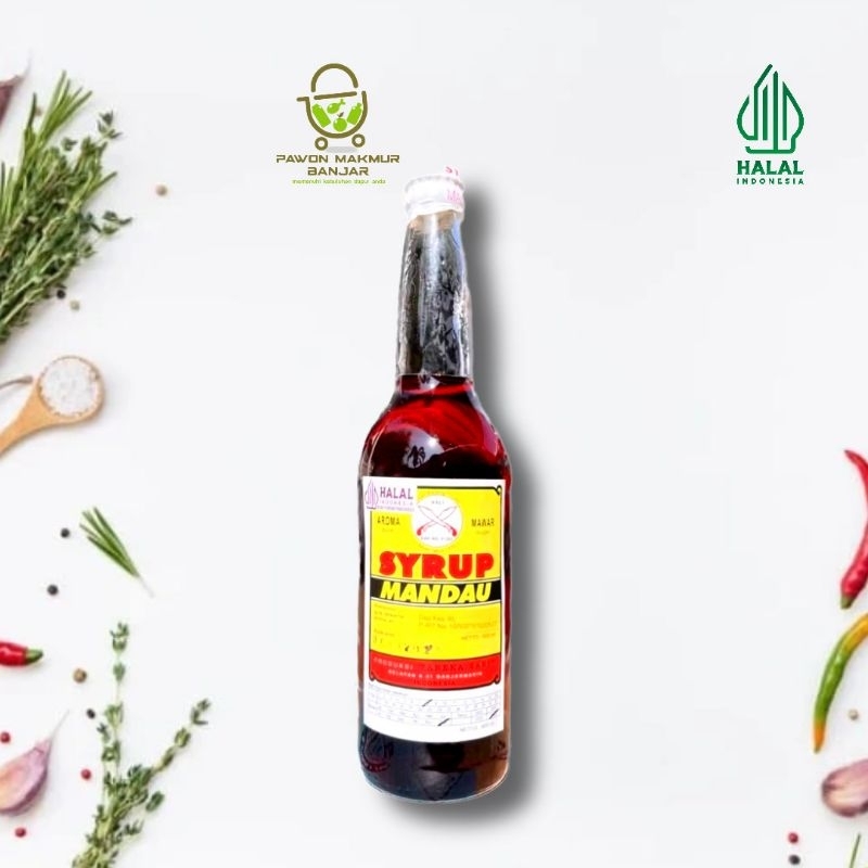 

SYRUP CAP MANDAU KEMASAN BOTOL KACA 600 ML