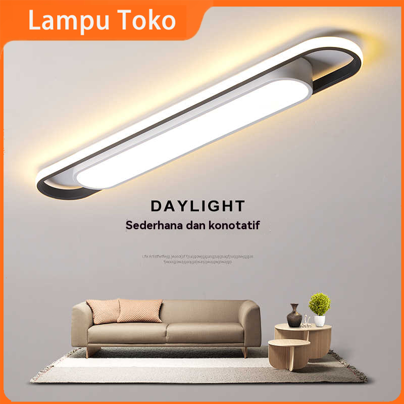 Lampu Plafon Koridor LED Ceiling Light Lampu Hias Rumah Ruang Tamu Kamar Minimalis Tempat Lampu Loro