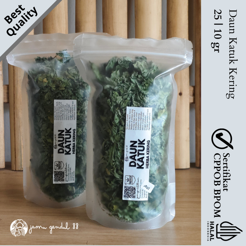 

Daun Katuk Kering | Herba Kering by Jamu Gendul 88 | Kualitas Premium