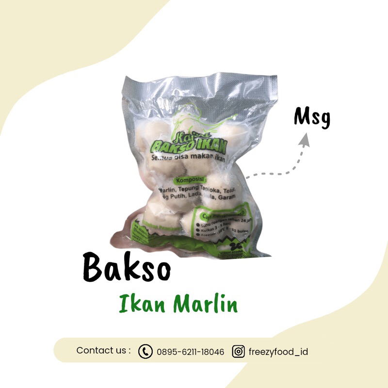 

Bakso Ikan Kajiki (msg)