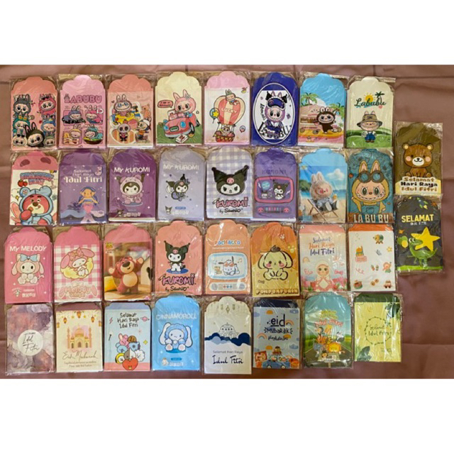 

AMPLOP THR LEBARAN IDUL FITRI 1 BUNGKUS ISI (10pcs) AMPLOP KARAKTER LUCU