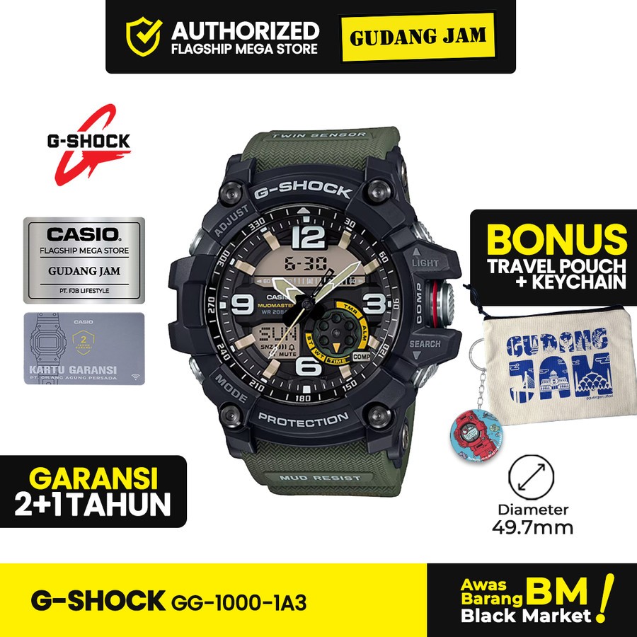 Jam Tangan G-Shock GG-1000-1A3DR GG-1000-1A GG-1000 GG1000 GG 1000