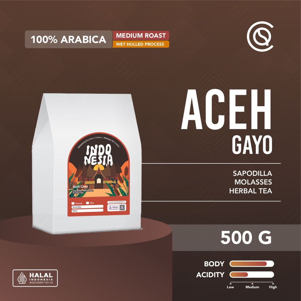 

COFFEEHQ ACEH Gayo Wet Hulled 500gr