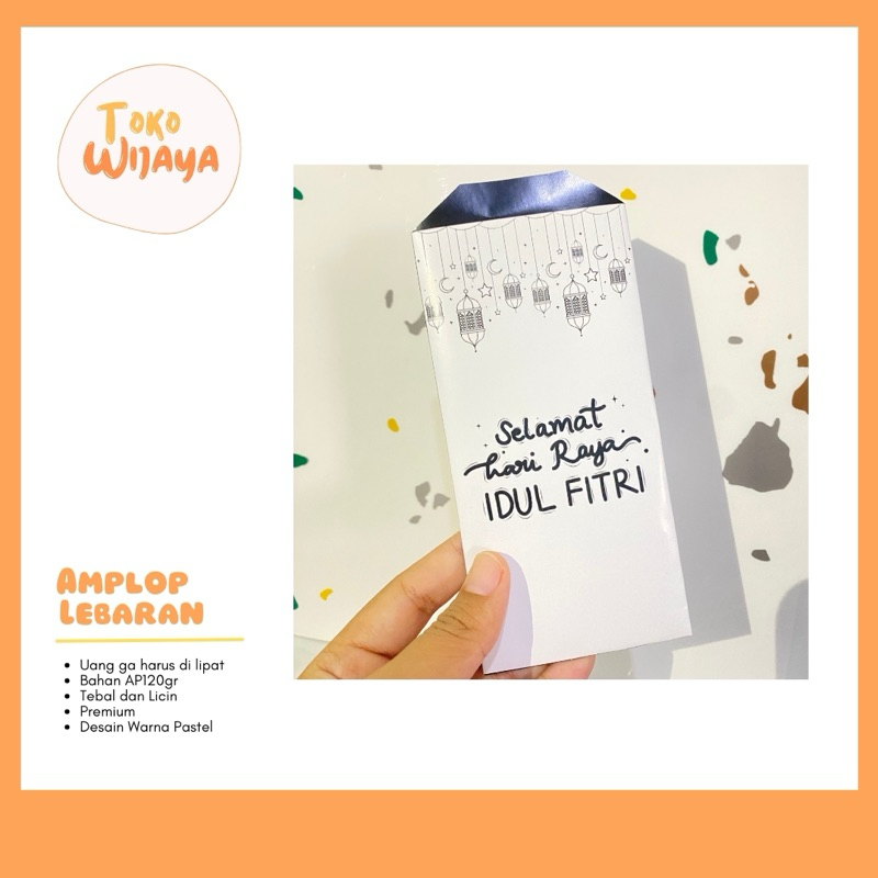 

10 Pcs Amplop Lebaran - Bahan Tebal dan Licin - Pastel Edition.