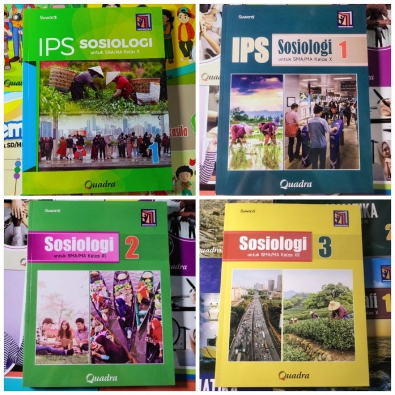 Buku Paket Sosiologi SMA Quadra Kelas 10-12 Kurikulum Merdeka