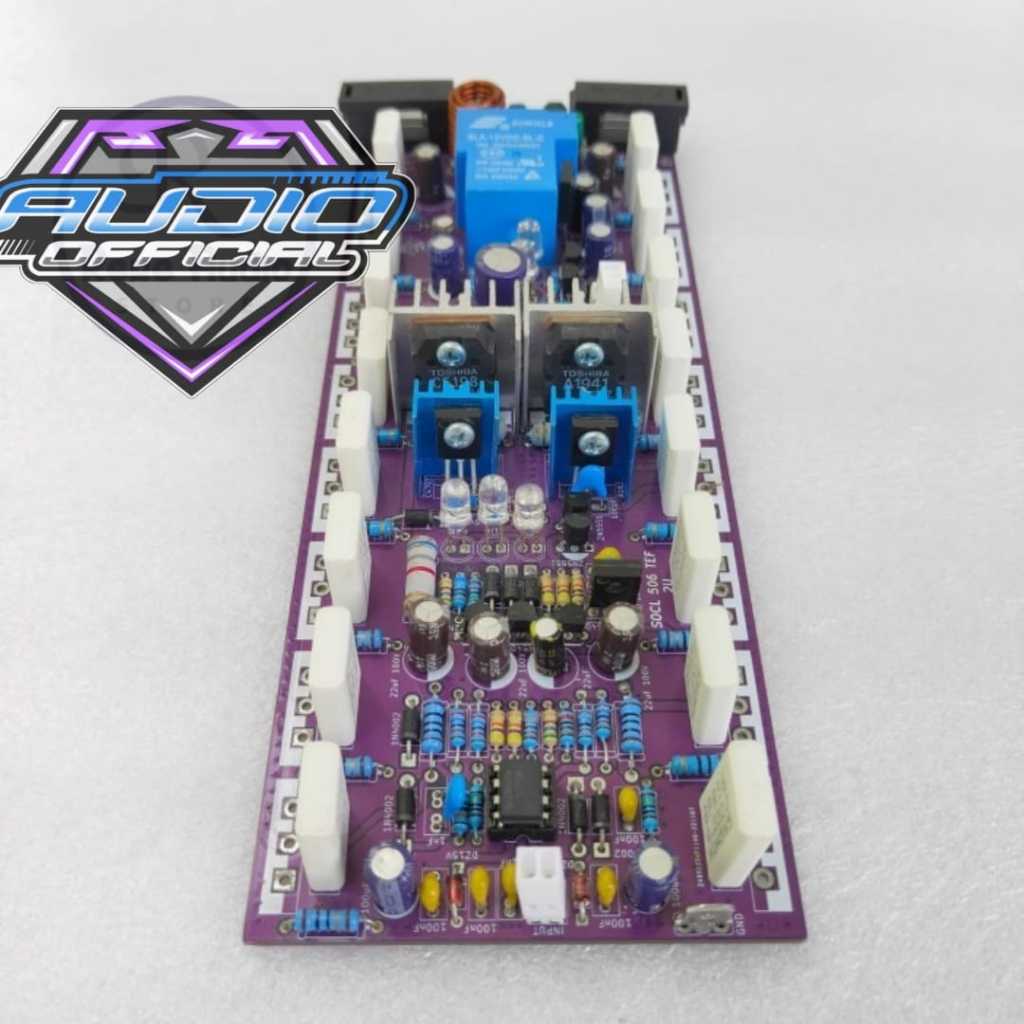 Driver Power Amplifier Super OCL SOCL 506 TEF Built Up 2U 20 CM PCB Double Layer