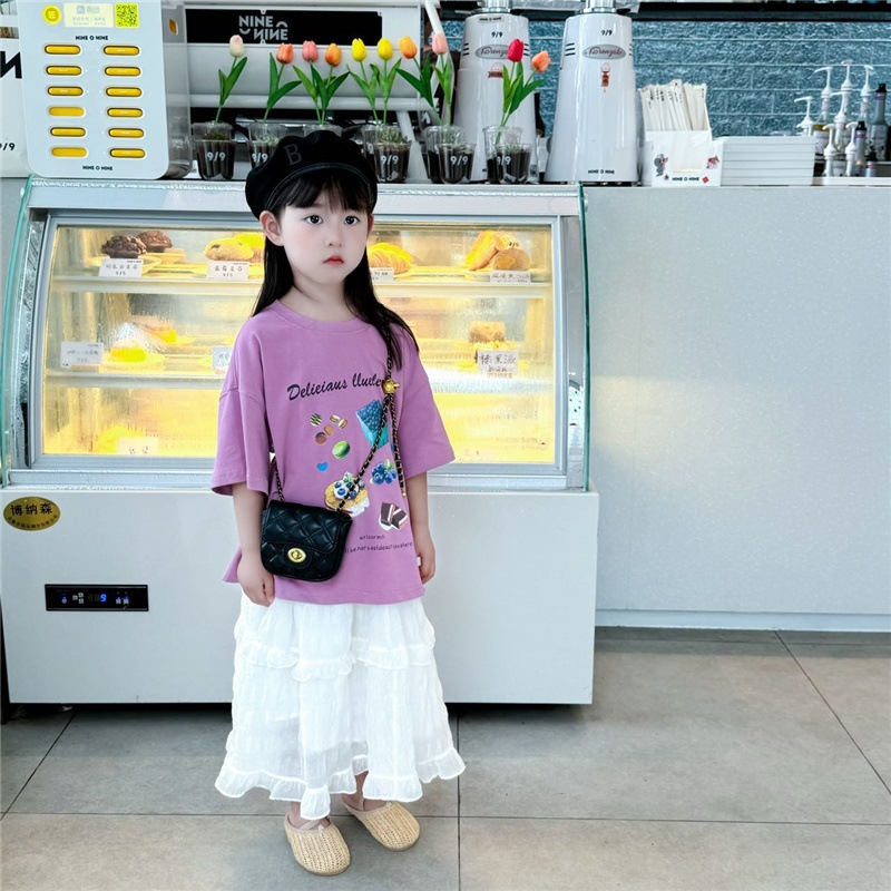 7 - 12 Tahun Setelan rok layer anak perempuan Baju anak korean style Rok nadin trendy