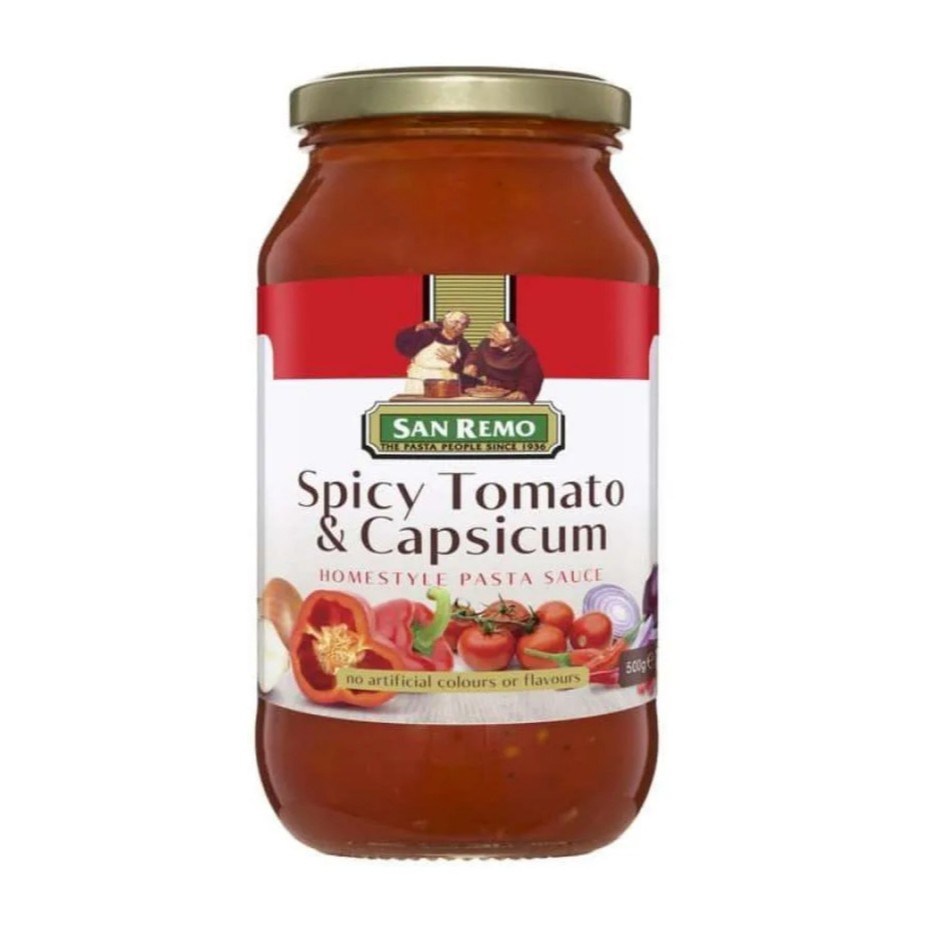 

saus tomato onion capsicum san remo 500