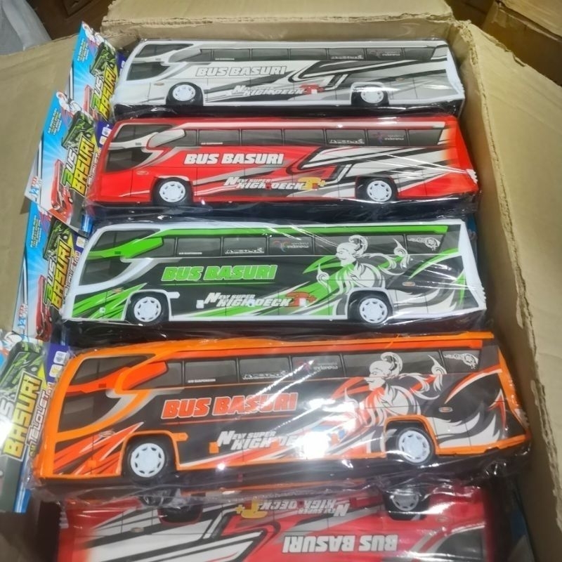 MAINAN MOBIL BUS BAZURI BISA NYALA BUNYI