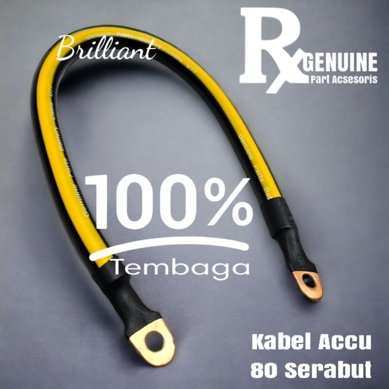 Kabel Aki / Accu Mobil - Kabel dan Sekun Tembaga Asli