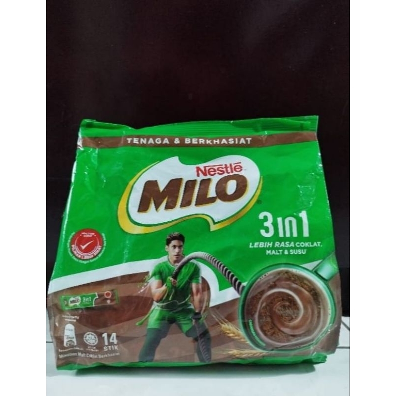 

Milo Sachet Malaysia 3in1 Isi 14 Stick