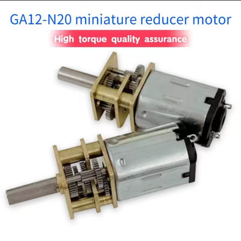 Motor DC N20 Gearbox Speed Reduction