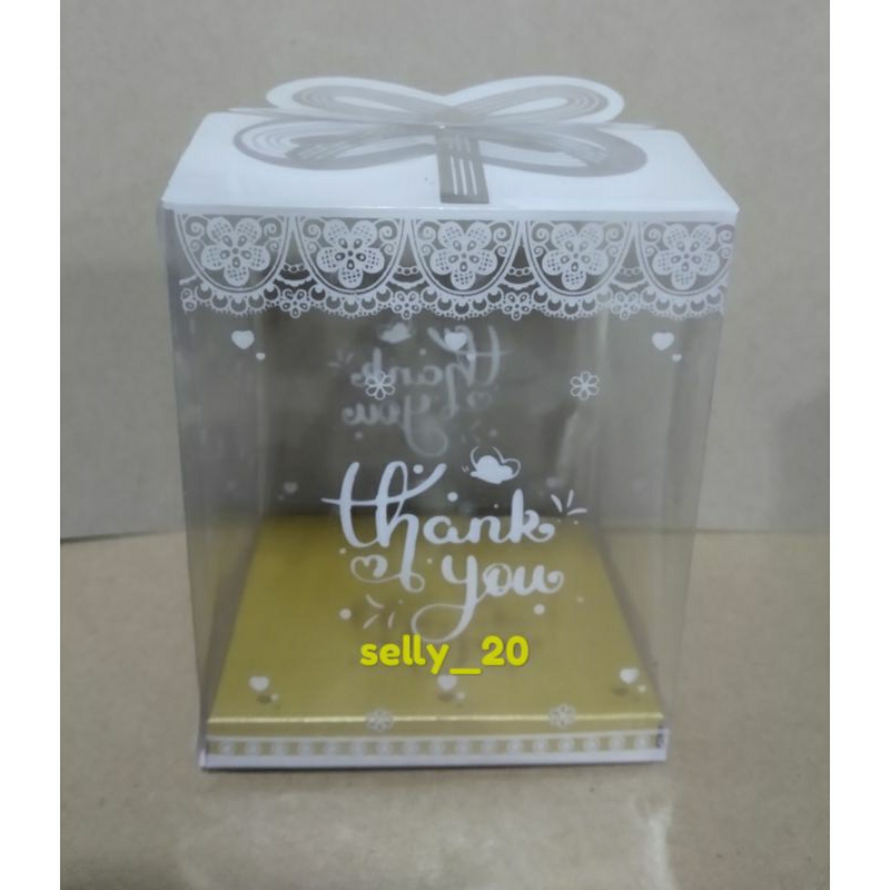 Box mika souvenir gelas gagang/cl/piala besar free tali+alas