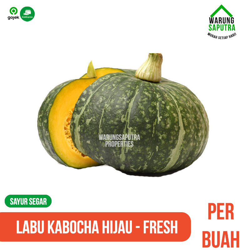 

Labu / Squash Kabocha Hijau Import Ukuran Sedang per buah