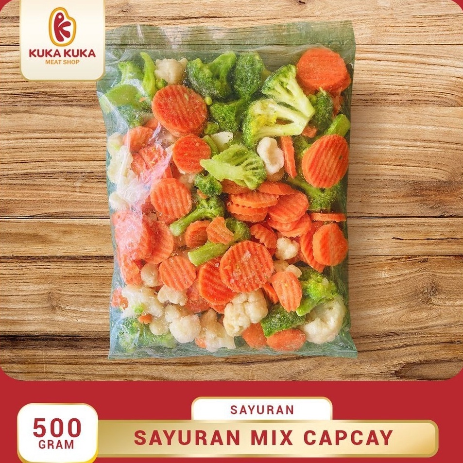 

Penjualan Spesial Capcay Vegetables Mix Frozen Sayuran Beku Capcai Capchai