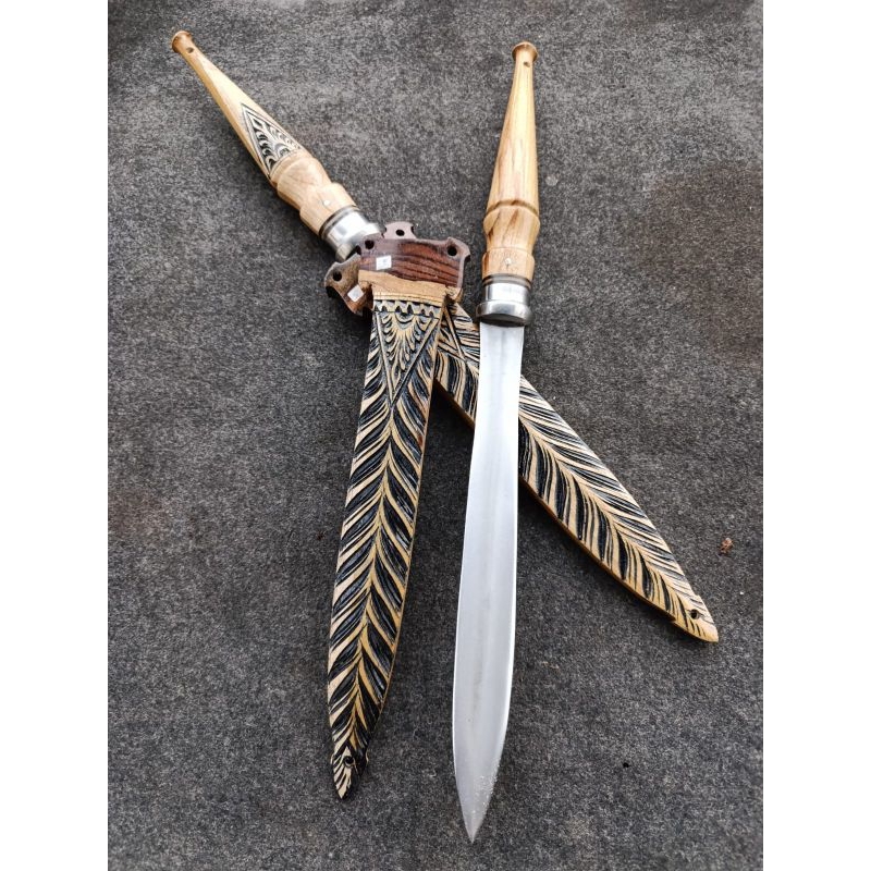 Cod Tumbak baja kayu jati