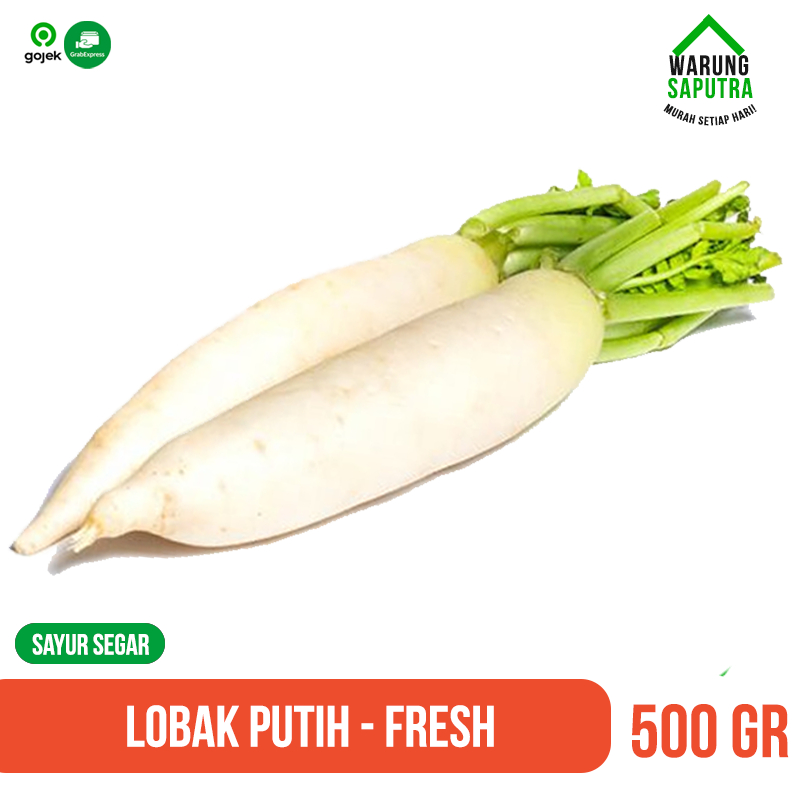

Lobak Putih Lokal Segar 500 g